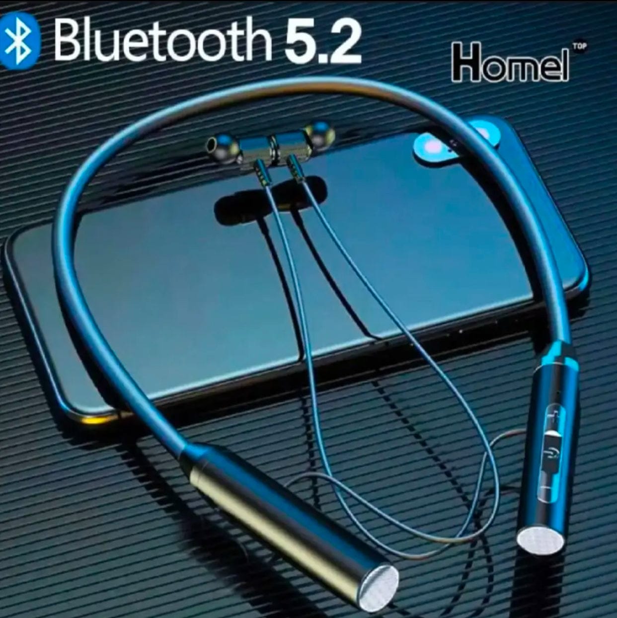 Super Sound Wireless Neckband – Bluetooth 5.0 Headphones with Deep Bass, 6-Hour Playtime & Built-in Mic
