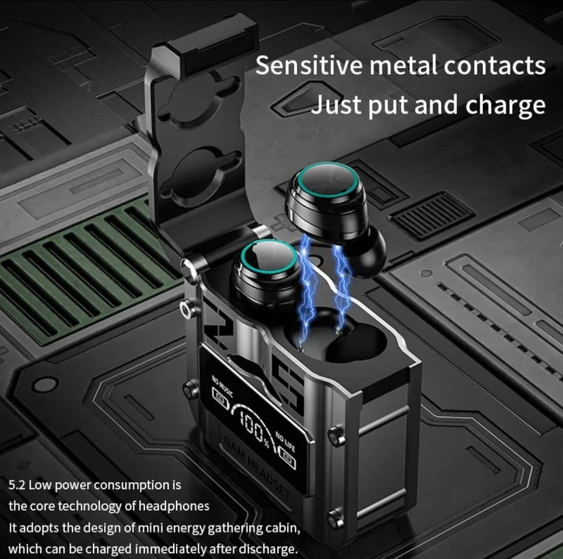 M25 TWS Wireless Headphones Earphones Bluetooth Touch Control Noise Reduction Stereo Earbuds